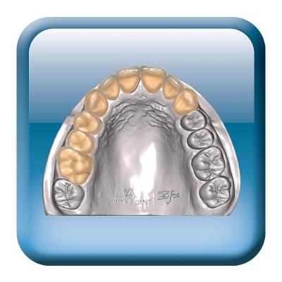 Tooth library CAD software module